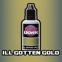 Turbo Dork Ill Gotten Gold Metallic Acrylic Paint 20ml Bottle