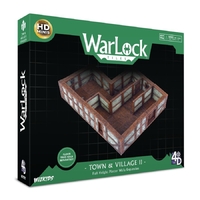 WarLock Tiles Town & Village II Full Height Plaster Walls Expansion