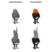 WizKids Deep Cuts Unpainted Miniatures Braziers