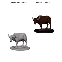 WizKids Deep Cuts Unpainted Miniatures Oxen