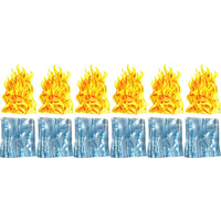 Dungeons & Dragons Spell Effects Wall of Fire & Wall of Ice Pre Painted Miniature Pack