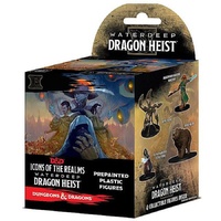 Dungeons & Dragons Icons of the Realms Waterdeep Dragon Heist Set 9 Booster BRICK (8)