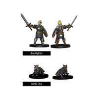 WizKids Boy Fighter & Battle Dog
