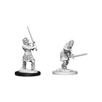 Pathfinder Deep Cuts Unpainted Miniatures Male Human Barbarian