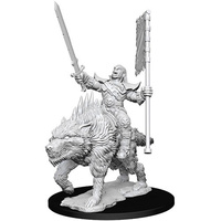 Pathfinder Battles Deep Cuts Orc On Direwolf