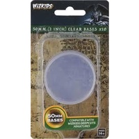 WizKids Deep Cuts Clear 50mm Round Base 10ct