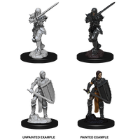 Dungeons & Dragons Nolzurs Marvelous Unpainted Miniatures Female Human Fighter