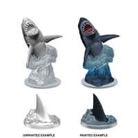 WizKids Deep Cuts Unpainted Miniatures Shark