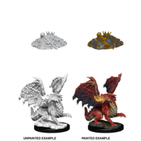 Dungeons & Dragons Nolzurs Marvelous Unpainted Miniatures Red Dragon Wyrmling