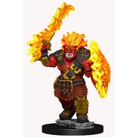 D&D Wizkids Wardlings Painted Miniatures Fire Orc and Fire Centipede