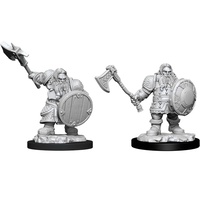 Dungeons & Dragons Nolzurs Marvelous Unpainted Miniatures Male Dwarf Fighter