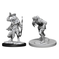 Dungeons & Dragons Nolzurs Marvelous Unpainted Miniatures Wererat and Weretiger