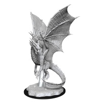 Dungeons & Dragons Nolzurs Marvelous Unpainted Miniatures Young Silver Dragon