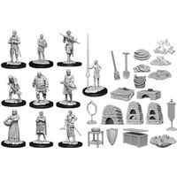 WizKids Deep Cuts Unpainted Miniatures Towns People Castle - Castle 2
