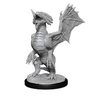 Dungeons & Dragons Nolzurs Marvelous Unpainted Miniatures Bronze Dragon Wyrmling & Pile of Sea Found Treasure