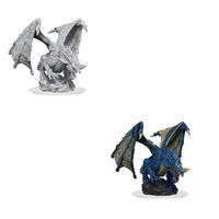 Dungeons & Dragons Nolzurs Marvelous Unpainted Miniatures Young Blue Dragon