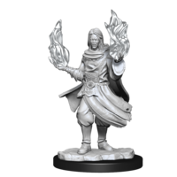 Critical Role Unpainted Miniatures Hollow One Rogue and Sorceror Male (2)