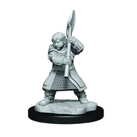 Critical Role Unpainted Miniatures Dwarf Dwendalian Empire Fighter Female