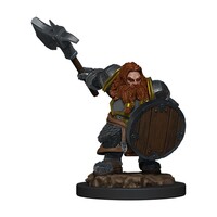 D&D Premium Painted Figures Dwarf Fighter Male