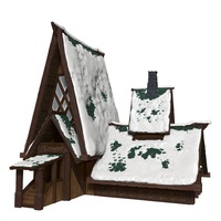 Dungeons & Dragons Icewind Dale Rime of the Frostmaiden The Lodge Papercraft Set