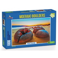 Funbox Puzzle Moeraki Boulders New Zealand Puzzle 1,000 pieces