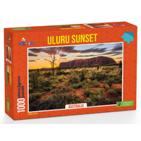 Funbox Puzzle Uluru Sunset Ayers Rock Australia Puzzle 1,000 pieces