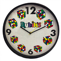 Rubiks Wall Clock Time to Solve 12"