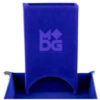 MDG - Fold Up Velvet Dice Tower (Blue)