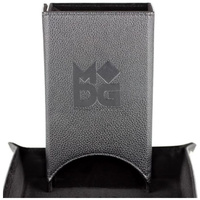 MDG - Fold Up Leather Dice Tower (Black)