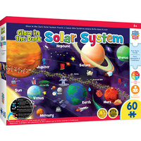 Masterpieces 60pc Educational Glow in the Dark Solar System Jigsaw Puzzle 