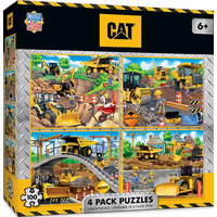 Masterpieces 100pc 4 Pack CAT Caterpillar Jigsaw Puzzle 