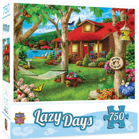 Masterpieces 750pcs Lazy Days Lakeside Retreat Jigsaw Puzzle
