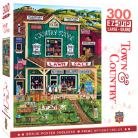 Masterpieces 300pcs Town & Country The Old Country Store Ez Grip Jigsaw Puzzle