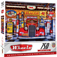 Masterpieces 750pcs Wheels At Your Service Jigsaw Puzzle