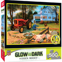 Masterpieces 500pc Hidden Image Glow Welcome Home Jigsaw Puzzle 