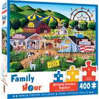 Masterpieces 400pc Family Hour Summer Carnival Ez Grip Jigsaw Puzzle 