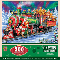 Masterpieces 300pcs Holiday North Pole Delivery Ez Grip Jigsaw Puzzle