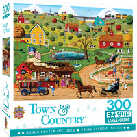 Masterpieces 300pcs Town & Country Share in the Harvest Ez Grip Jigsaw Puzzle