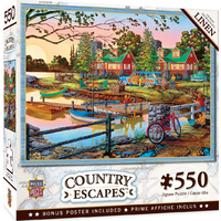 Masterpieces 550pc Country Escapes Away from It All Jigsaw Puzzle 