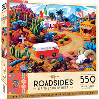 Masterpieces 550pcs Roadside of the Southwest Touring Time Jigsaw Puzzle