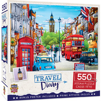 Masterpieces 550pcs Travel Diary London Jigsaw Puzzle