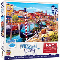 Masterpieces 550pcs Travel Diary Venice Jigsaw Puzzle