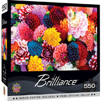 Masterpieces 550pc Brilliance Collection Beautiful Blooms Jigsaw Puzzle 