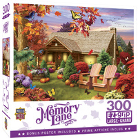 Masterpieces 300pcs Memory Lane Autumn Warmth Ez Grip Jigsaw Puzzle