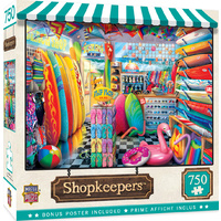 Masterpieces 750pcs Shopkeepers Beach Side Grear Jigsaw Puzzle