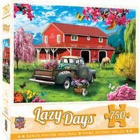 Masterpieces 750pcs Lazy Days A Farm's Alive Jigsaw Puzzle