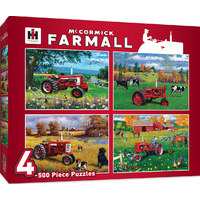 Masterpieces 500pc 4 Pack McCormick Farmall Farmall 4 Pack Jigsaw Puzzle 