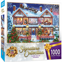 Masterpieces 1000pcs Signature Collection Christmas Home for the Holidays Jigsaw Puzzle