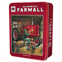 Masterpieces 1000pcs McCormick Farmall Forever Red Tin Box Jigsaw Puzzle