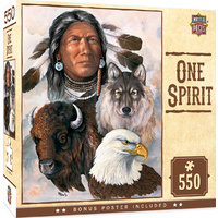 Masterpieces 550pcs Tribal Spirit One Spirit Jigsaw Puzzle